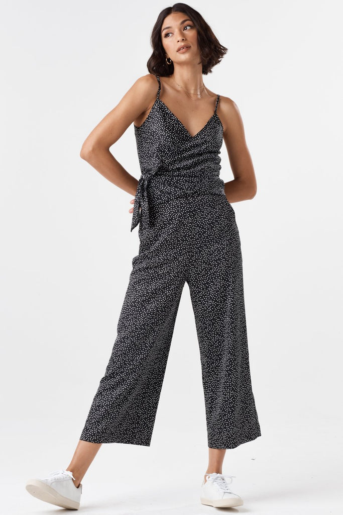 The Satin Cape Jumpsuit – VETTA