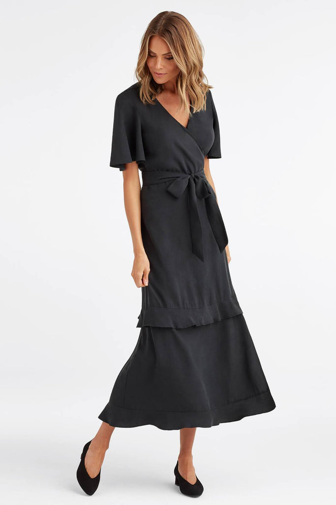 The Tiered Wrap Dress – VETTA