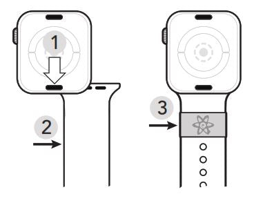 Changing Apple Watch Band Diagram