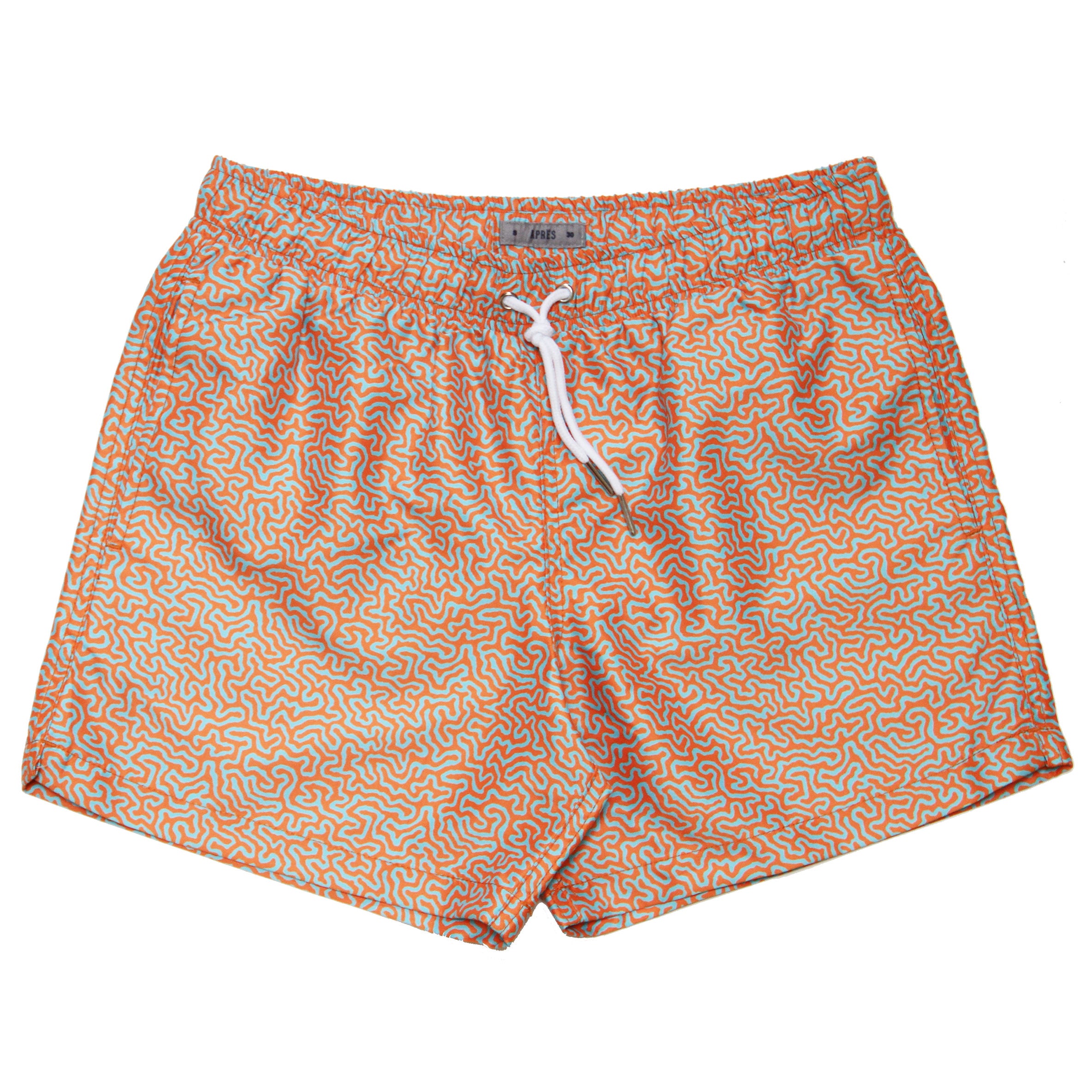 coral swim shorts