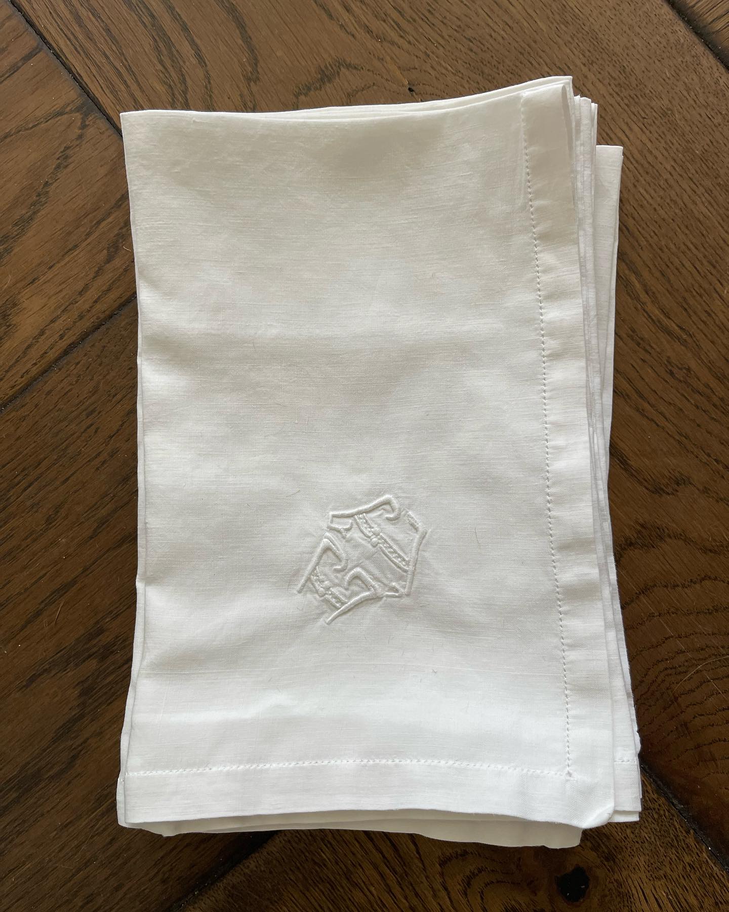 Eight Owls Linen Napkins -100% French Flax - Stonewashed Pure