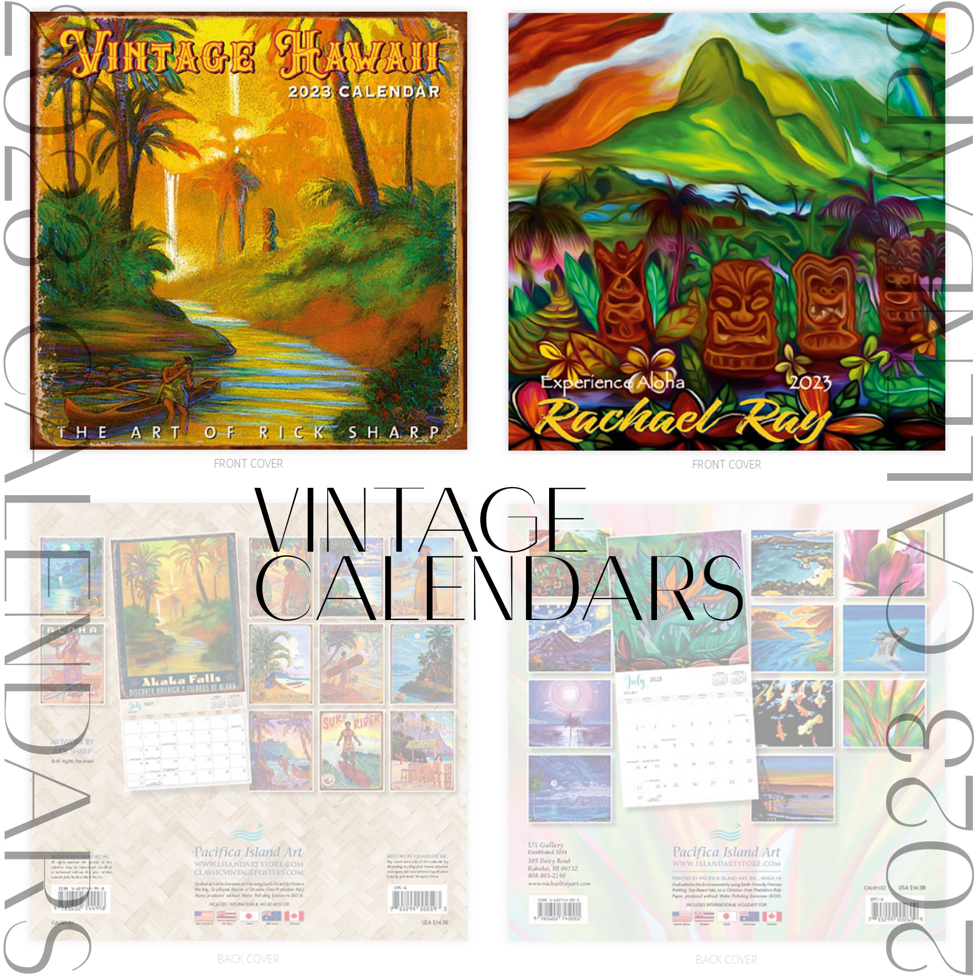 Holiday Vintage Calendars