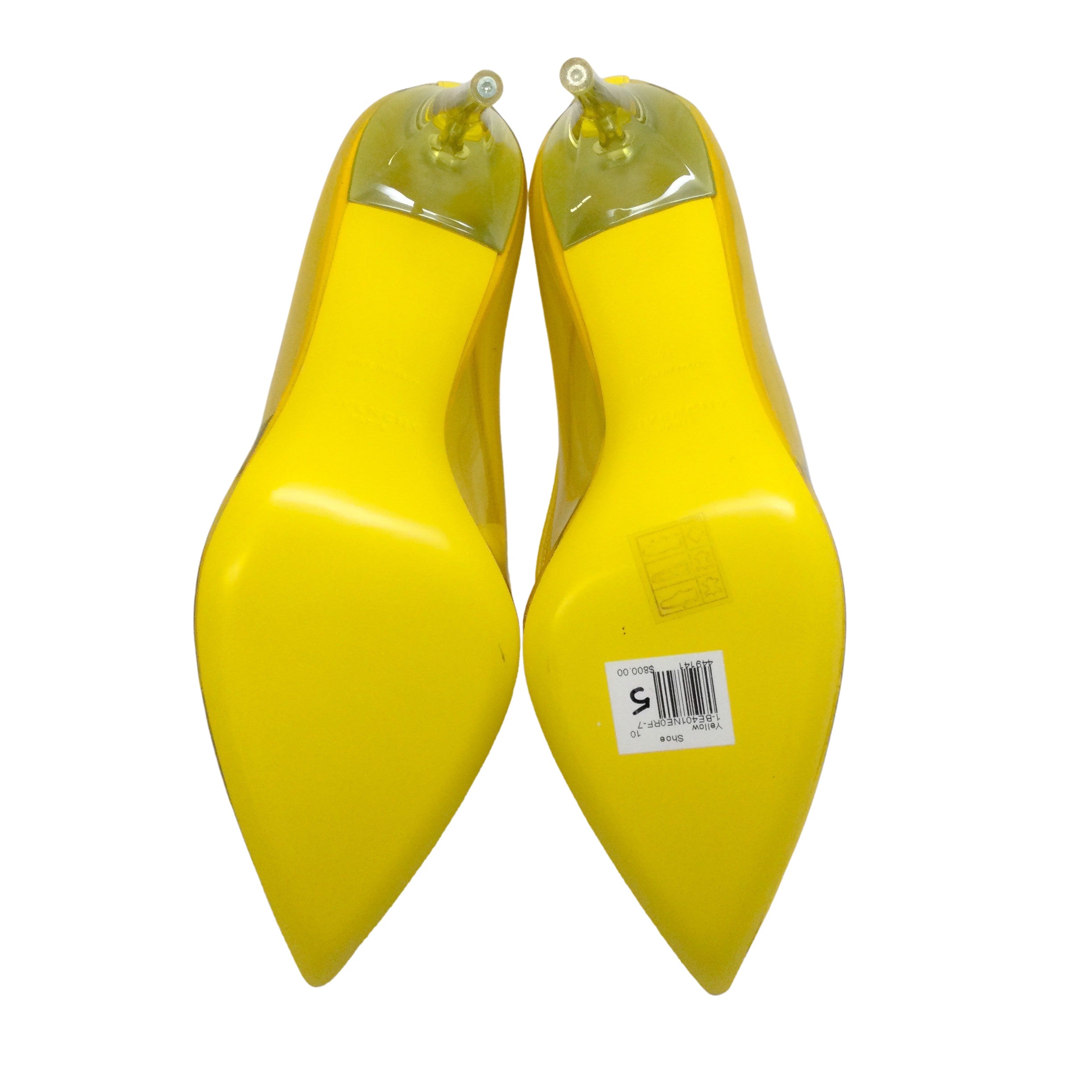 Givenchy Bright Yellow HC 100 Pumps