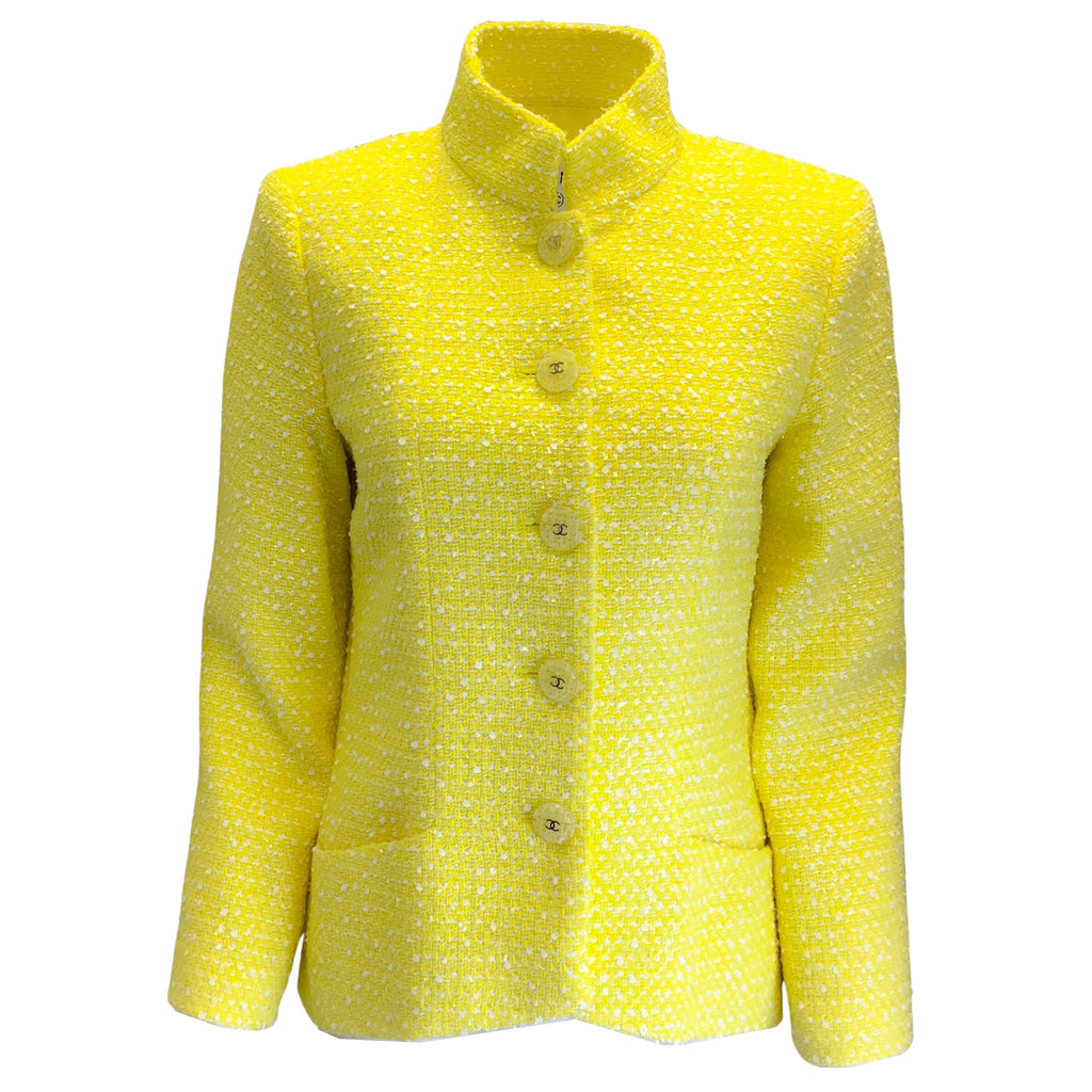 安心の関税送料込み BLUELEA Button Tweed Jacket yellow - 通販 - www