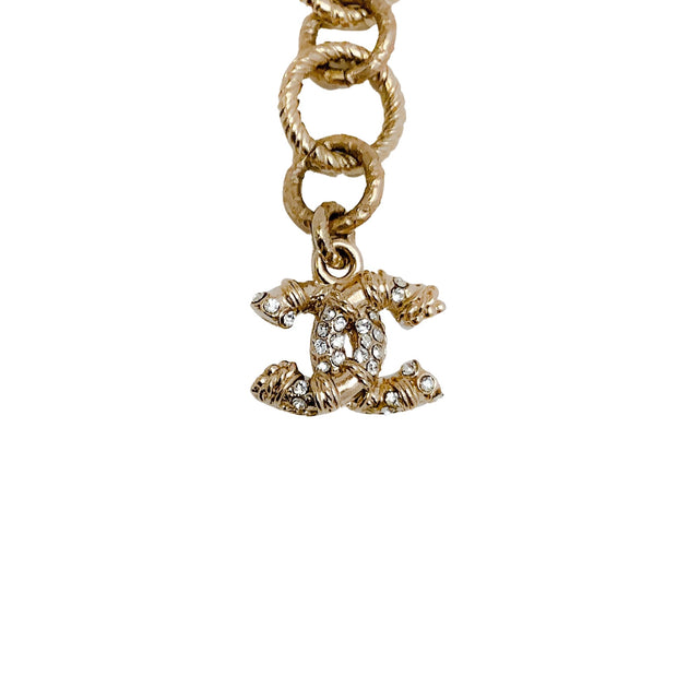 Chanel Gold / Strass Statement Bracelet