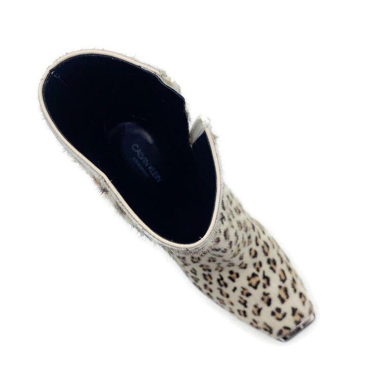 calvin klein leopard boots