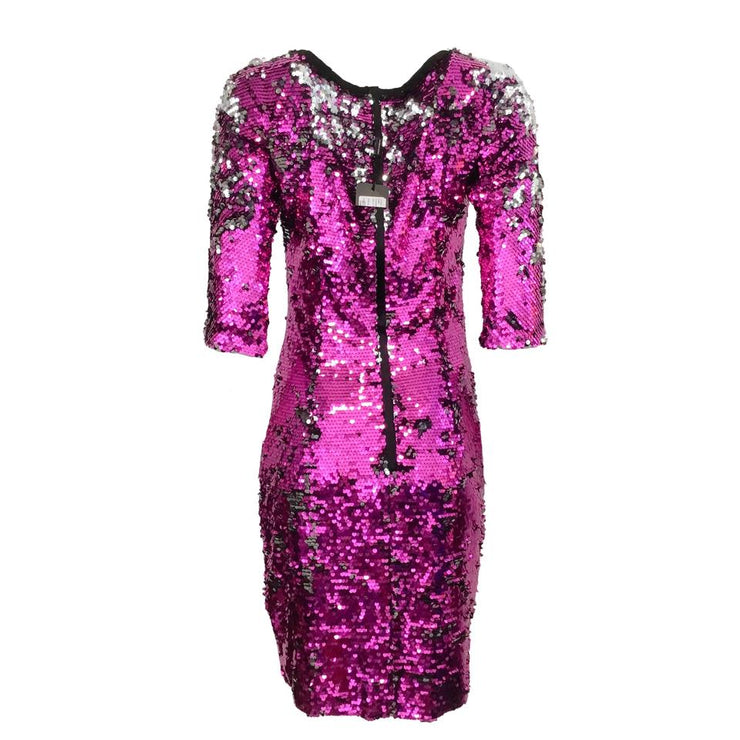 color changing sequin dress