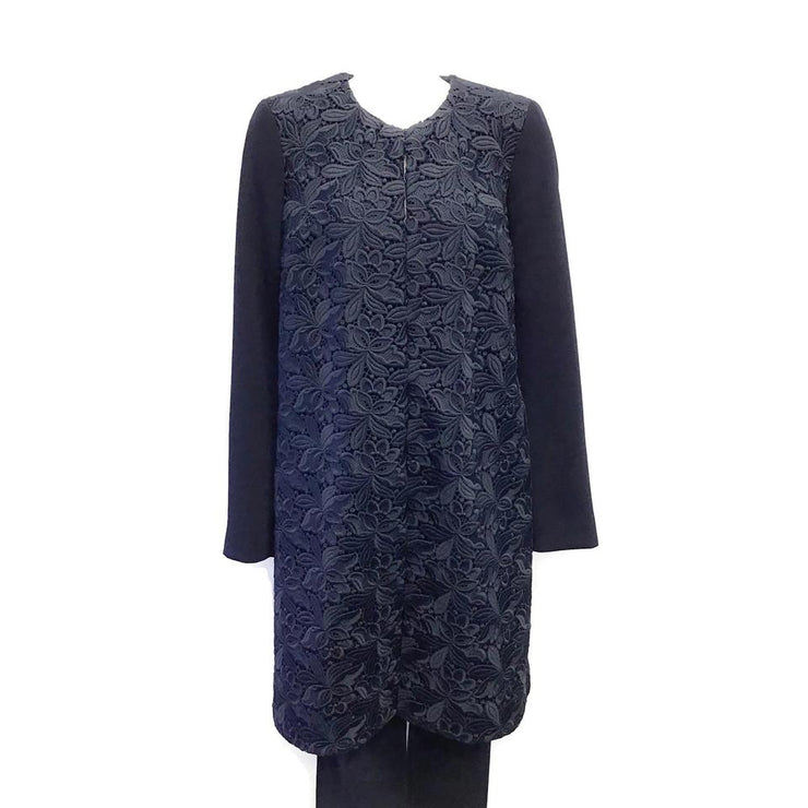 hobbs navy lace dress