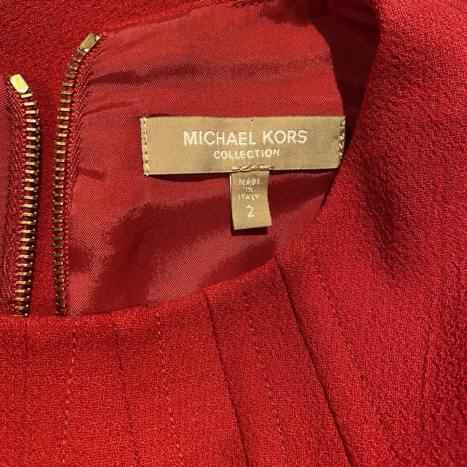 Michael Kors Collection Red Pencil Work/Office Dress