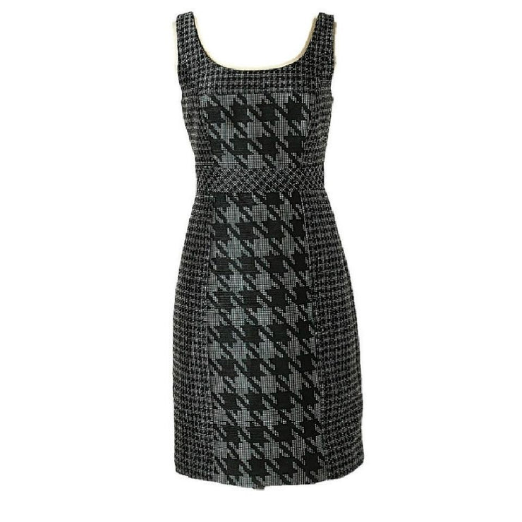 trina turk black and white dress