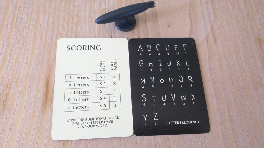 Letter Tycoon - Scoring and Letter Frequency