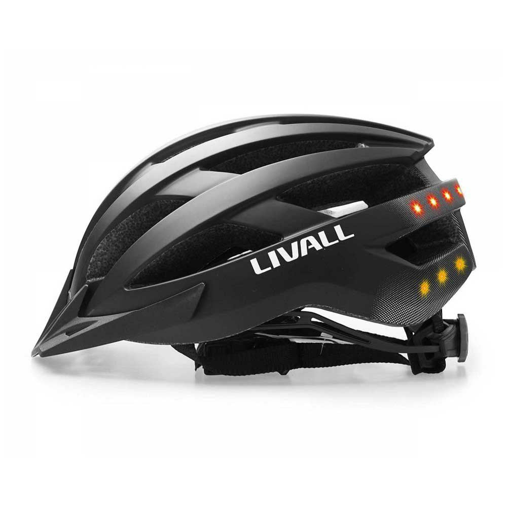 livall black smart bike helmet