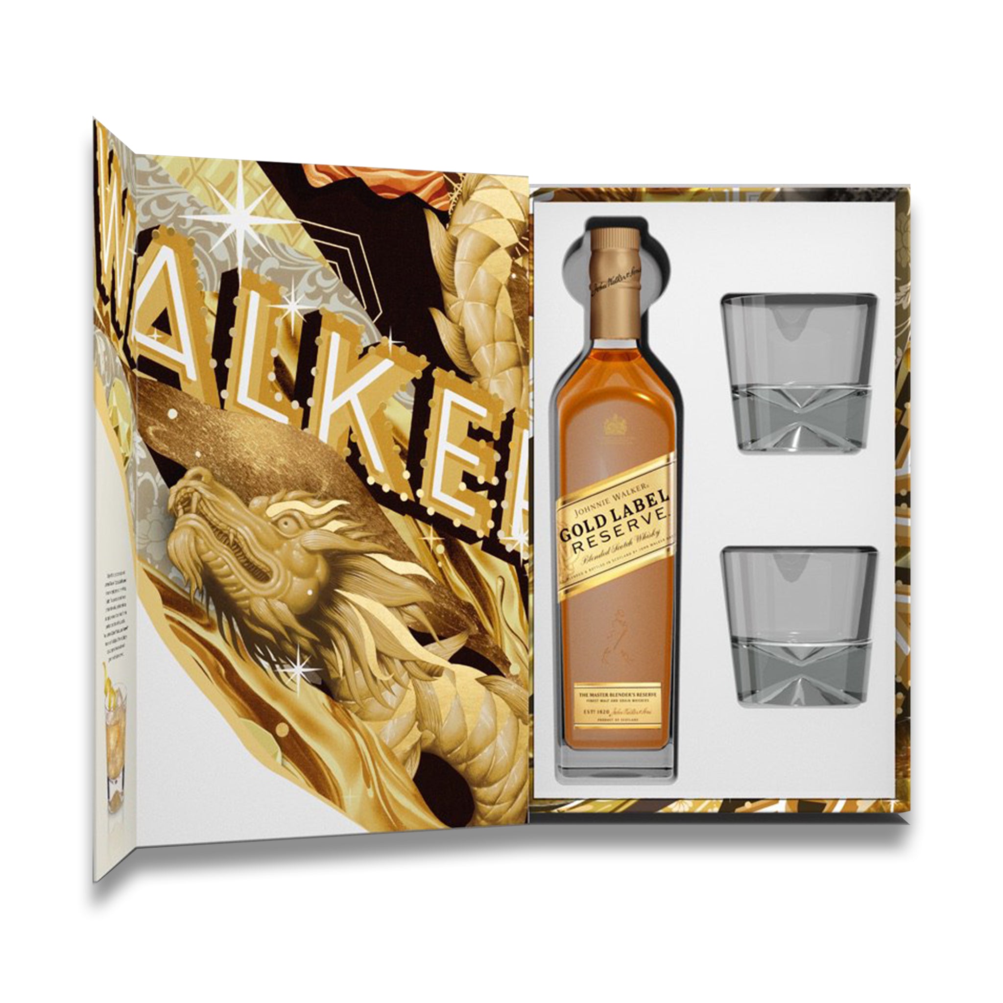 Johnnie Walker Gold Label Gift Set Trisan Eaton Artist Series The Whisky Shop Singapore