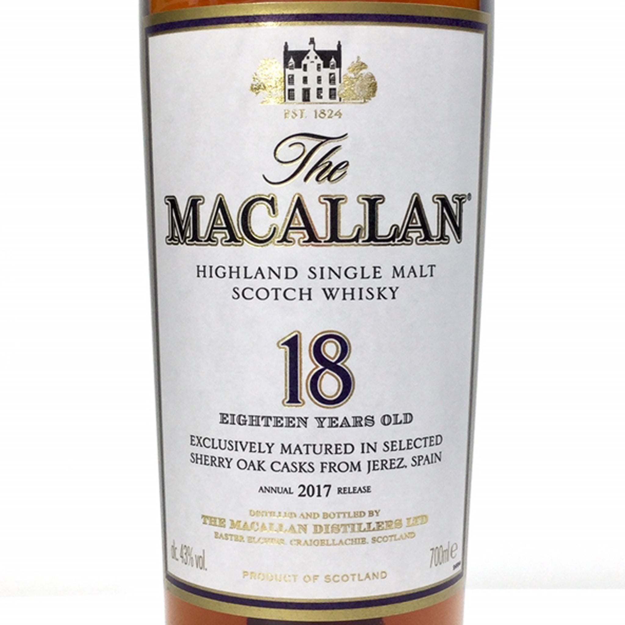 Macallan 18 Years Sherry Oak - 2017 Annual Release | The