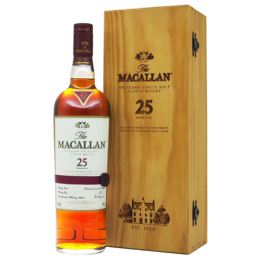 Macallan 25 Years Sherry Oak Limited Edition The Whisky Shop Singapore