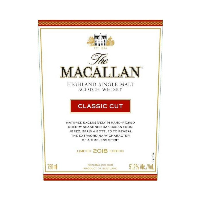 Macallan Classic Cut Limited Edition 2018 The Whisky Shop Singapore