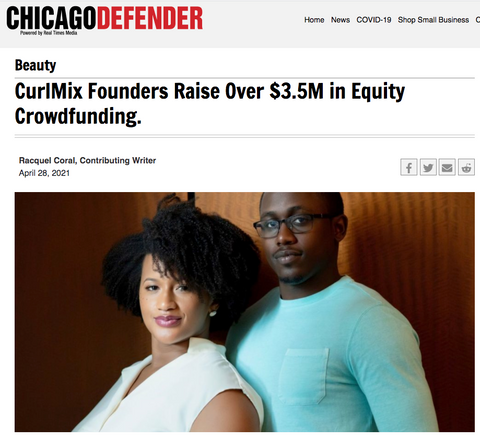 Chicago Defender Equity Crowdfund CurlMix