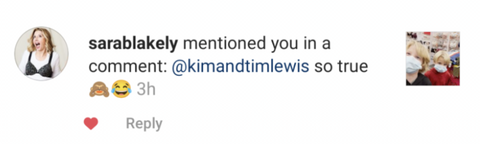 Sarah Blakely Commented on KimandTimLewis Instagram.png