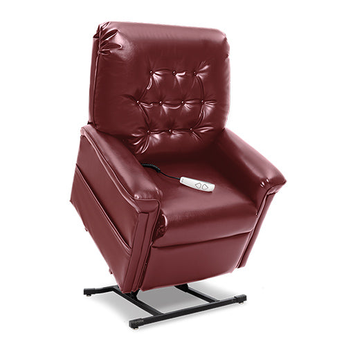 red lift chair recliner