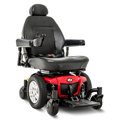 red power wheelchair