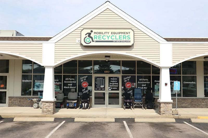 mobility equipment reclycers storefront