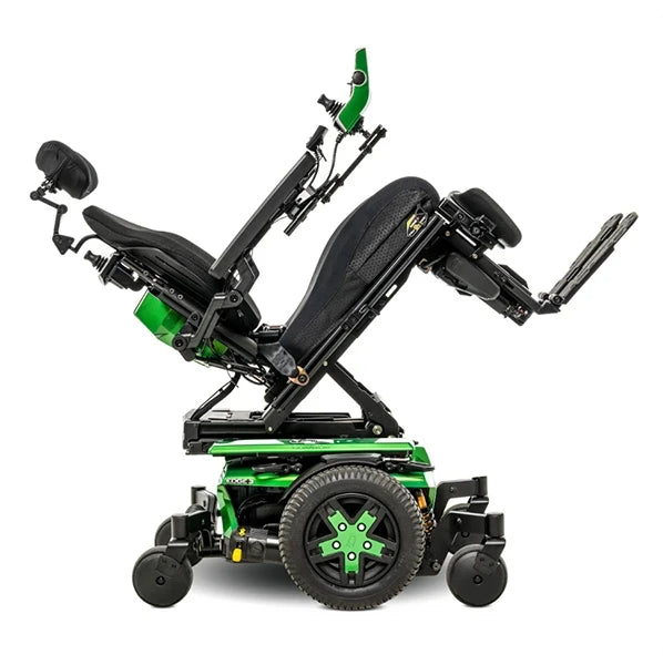 quantum edge 3 green electric wheelchair