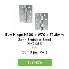 butt hinge stainless steel