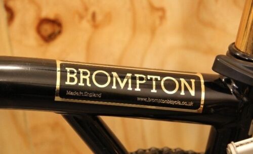 brompton decal black