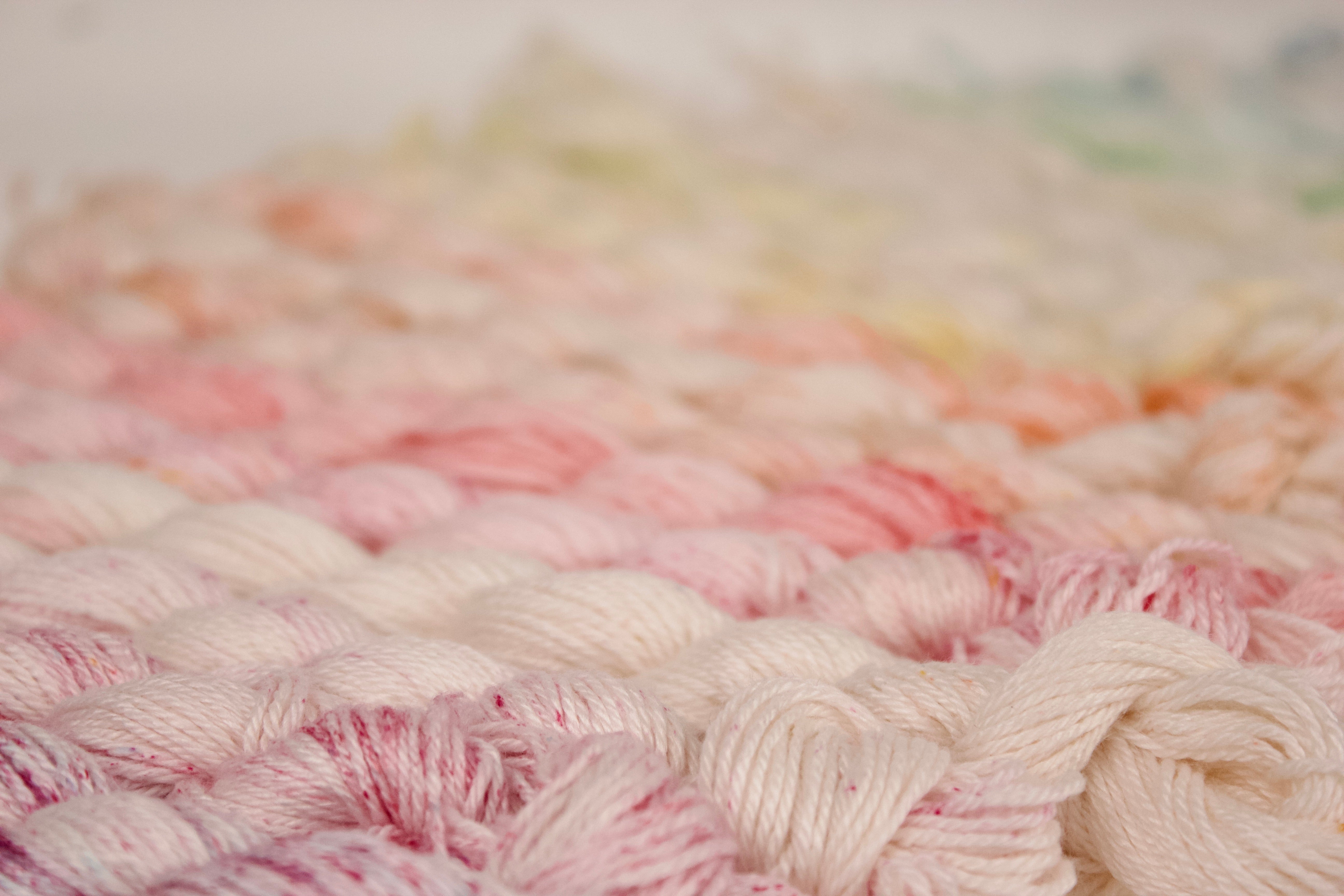 Close up of the mini skeins