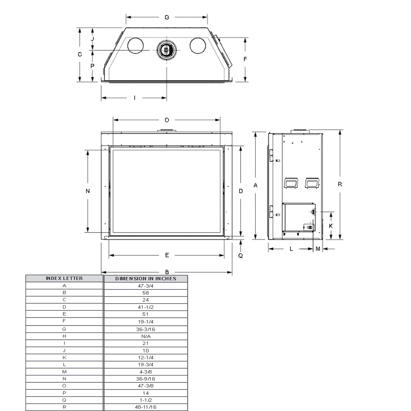 DVCT50 Technical Drawing 1