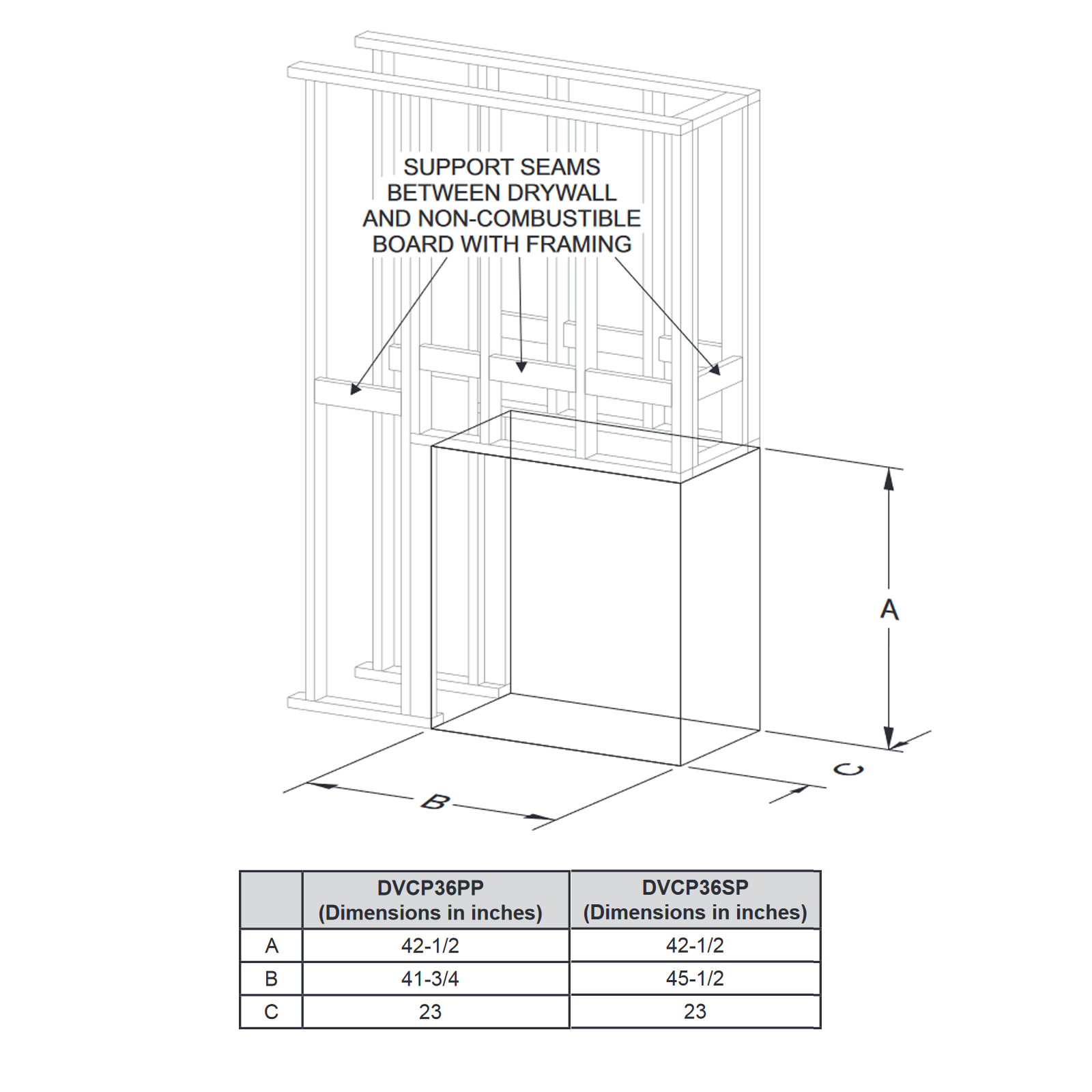 DVCP36 Technical Drawing 2