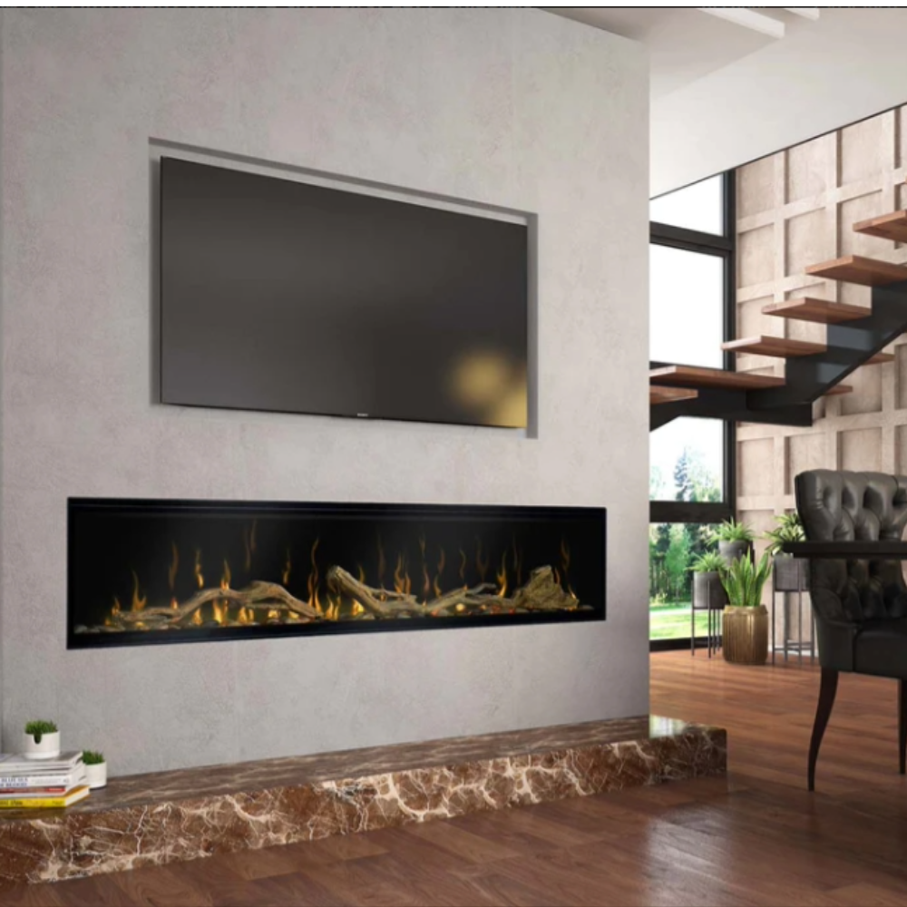 Superior 55-inch Contemporary Linear Direct Vent Gas Fireplace