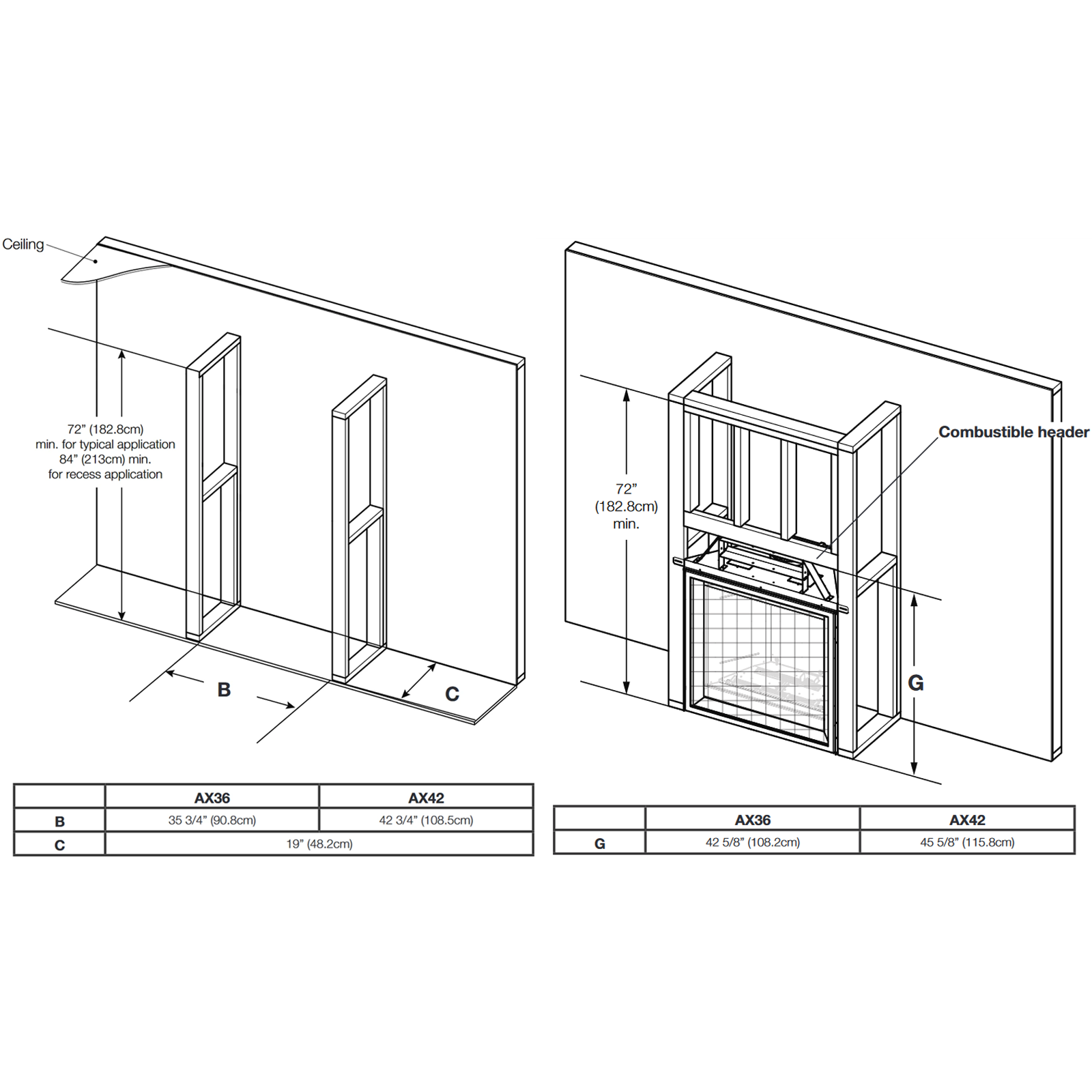 Insert 35 CM x 45 CM Lumber