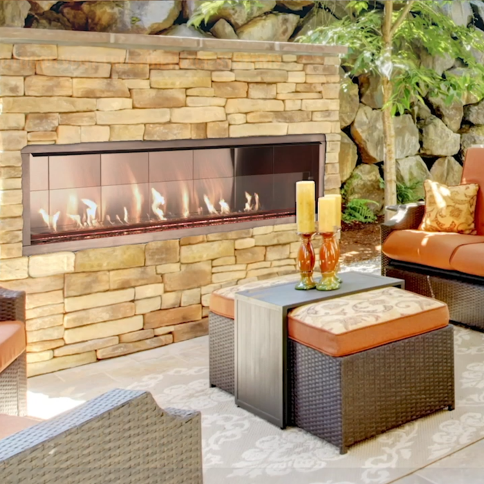 Superior 48 Inch Linear Vent Free Outdoor Gas Fireplace Vre4648