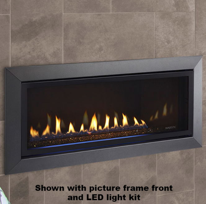 Majestic Jade 42 Inch Linear Direct Vent Gas Fireplace | JADE42 — North