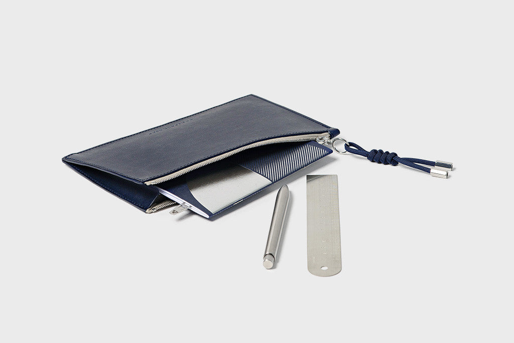 Campbell Cole Navy Simple A6 Pouch