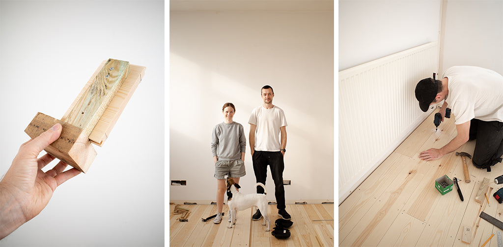 Studio floor - how to lay a large wooden floor