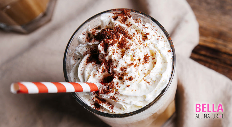 A Drink Topped With Whipped Cream and Cinnamon