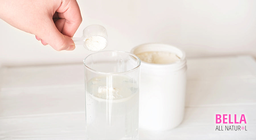 A Person Using a Magnesium Oxide Supplement