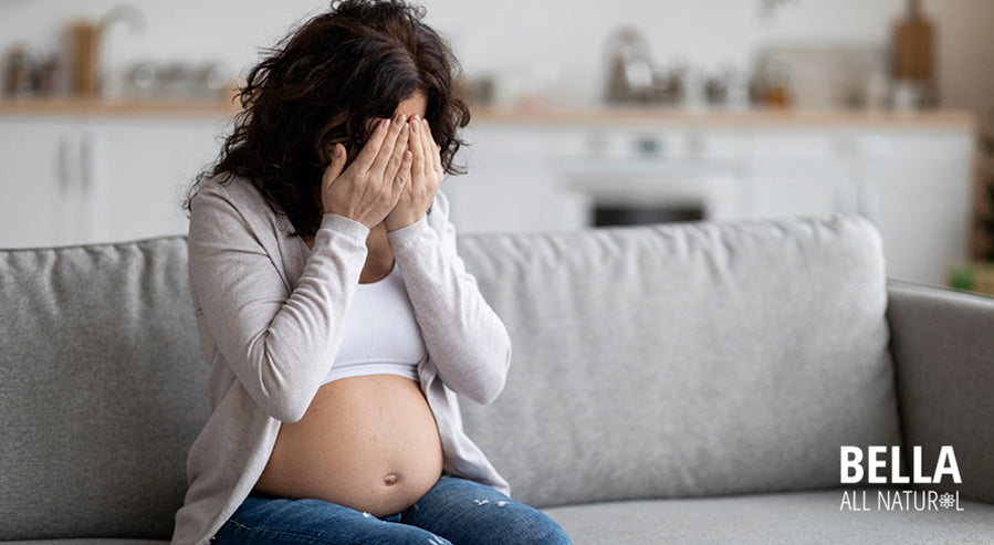 A Pregnant Woman Struggling