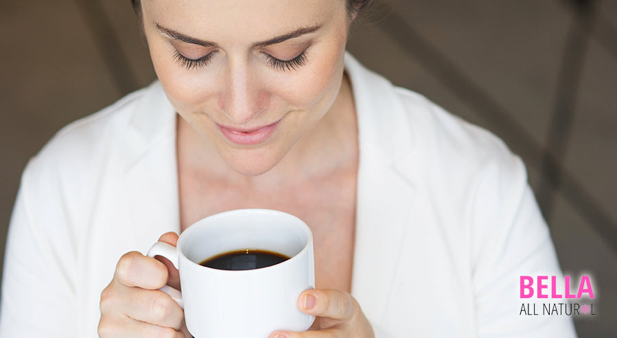 A Woman Drinking Coffee