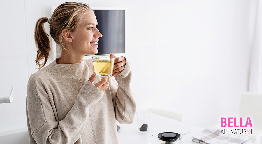 A Woman Drinking Tea