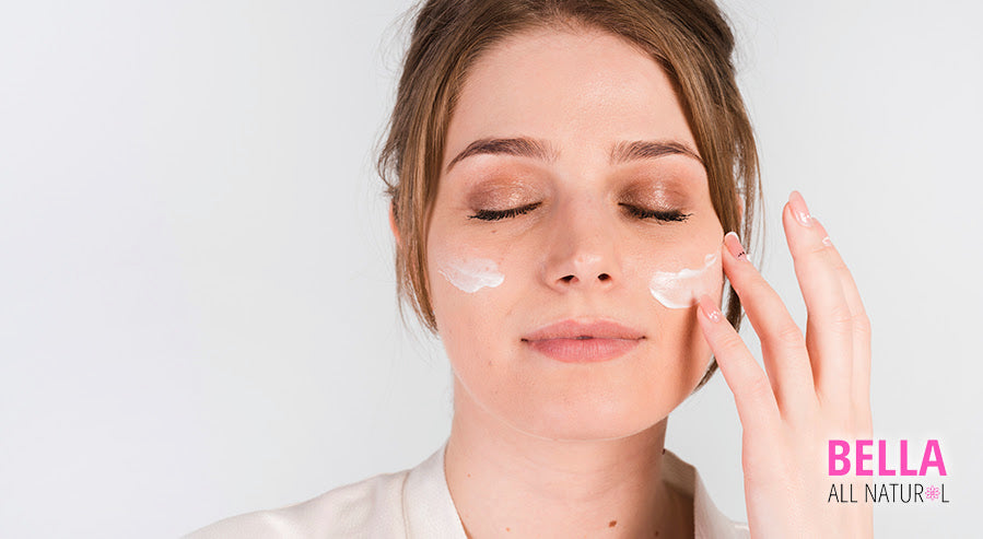 A Woman Using a Tretinoin Skin Cream