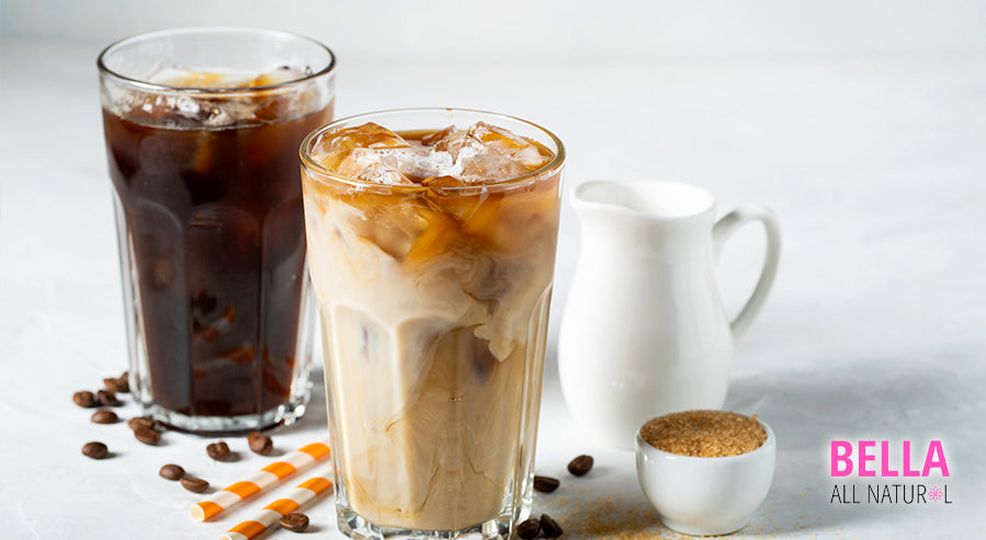 Large Cups of Iced Coffee