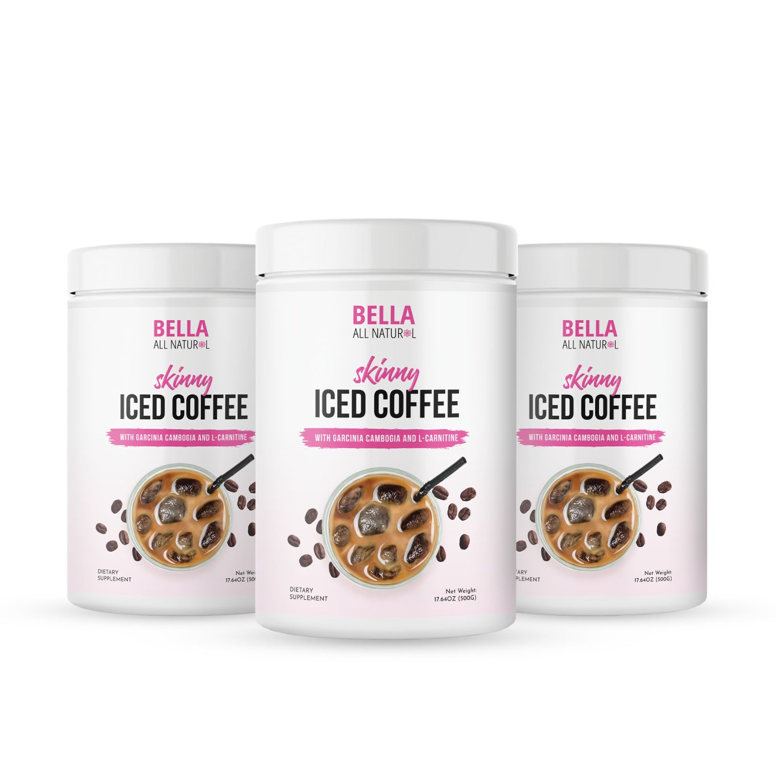 3 Skinny Iced Coffees - Bella All Natural product image