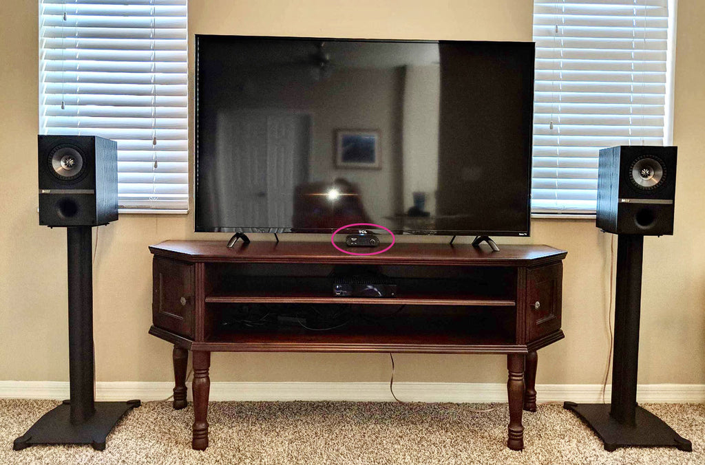 Booster Cranks With Bookshelf Or Tower Speakers Orb Audio