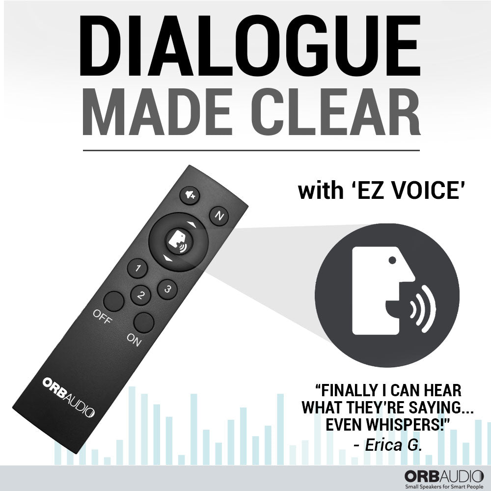 Booster remote with EZ voice dialogue