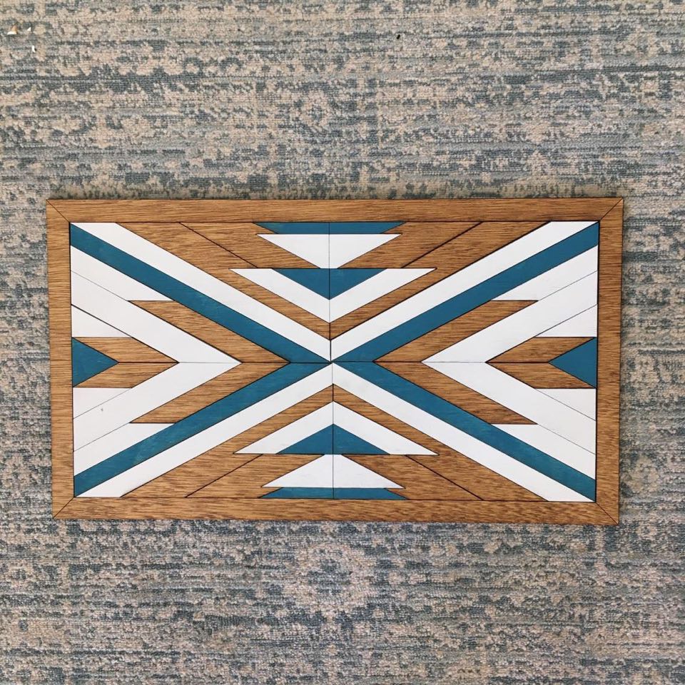 Chevron Wood Wall Art Diy Project Tutorial Kit Cedar Center Arts The Art Garage