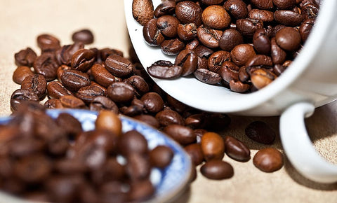 coffee beans in cup