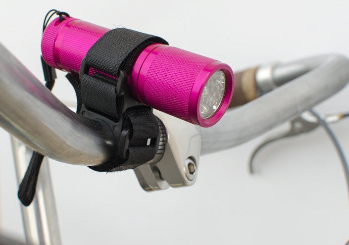 bicycle flashlight holder